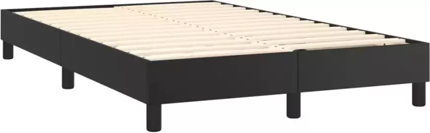 VidaXL Boxspringbedframe kunstleer zwart 120x200 cm - Foto 4