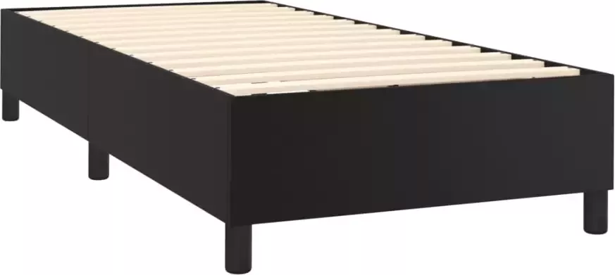 VidaXL Boxspringbedframe kunstleer zwart 80x200 cm - Foto 5