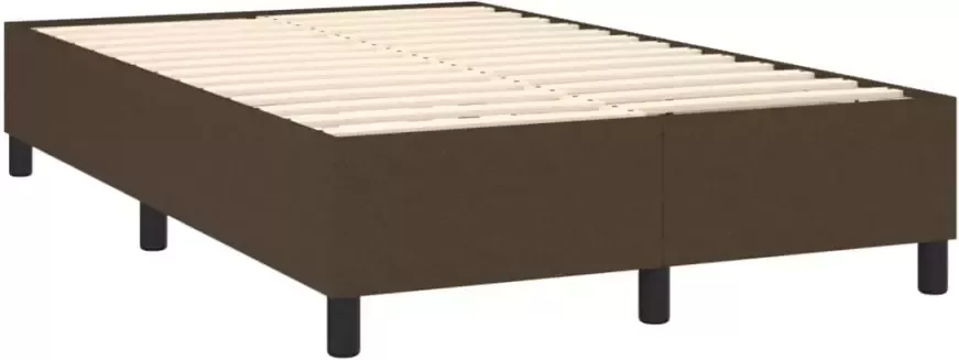 VidaXL Bedframe zonder matras 120x200 cm stof donkerbruin - Foto 3