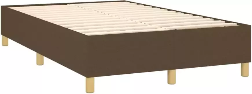 VidaXL Bedframe zonder matras 120x200 cm stof donkerbruin - Foto 9