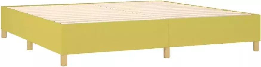 VidaXL Bedframe zonder matras 200x200 cm stof groen - Foto 6