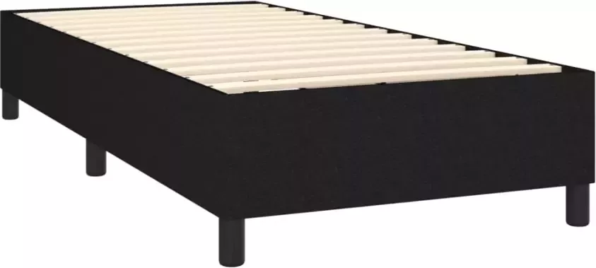VidaXL Bedframe zonder matras 100x200 cm stof zwart - Foto 4