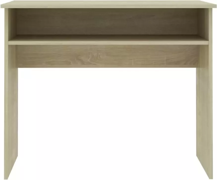 VidaXL -Bureau-90x50x74-cm-bewerkt-hout-sonoma-eikenkleurig - Foto 6