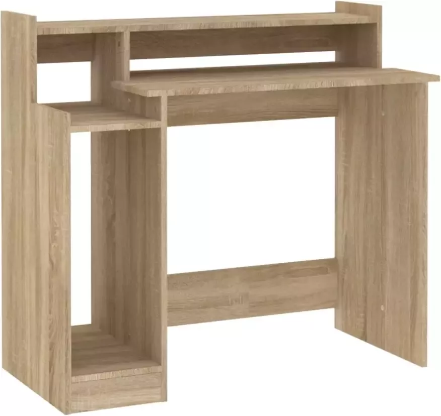 VidaXL -Bureau-met-LED-verlichting-97x45x90-cm-hout-sonoma-eikenkleurig - Foto 5