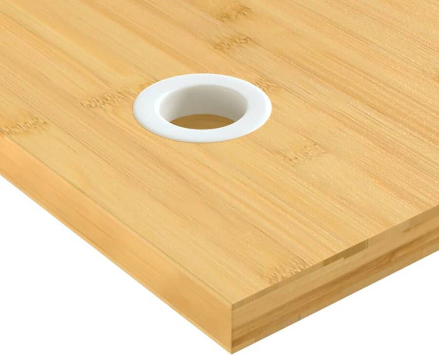 VIDAXL Bureaublad 80x40x2 5 cm bamboe