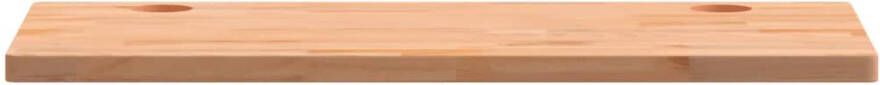 VIDAXL Bureaublad 80x40x2 5 cm massief beukenhout - Foto 3