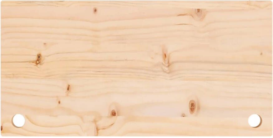 VIDAXL Bureaublad 80x40x2 5 cm massief grenenhout