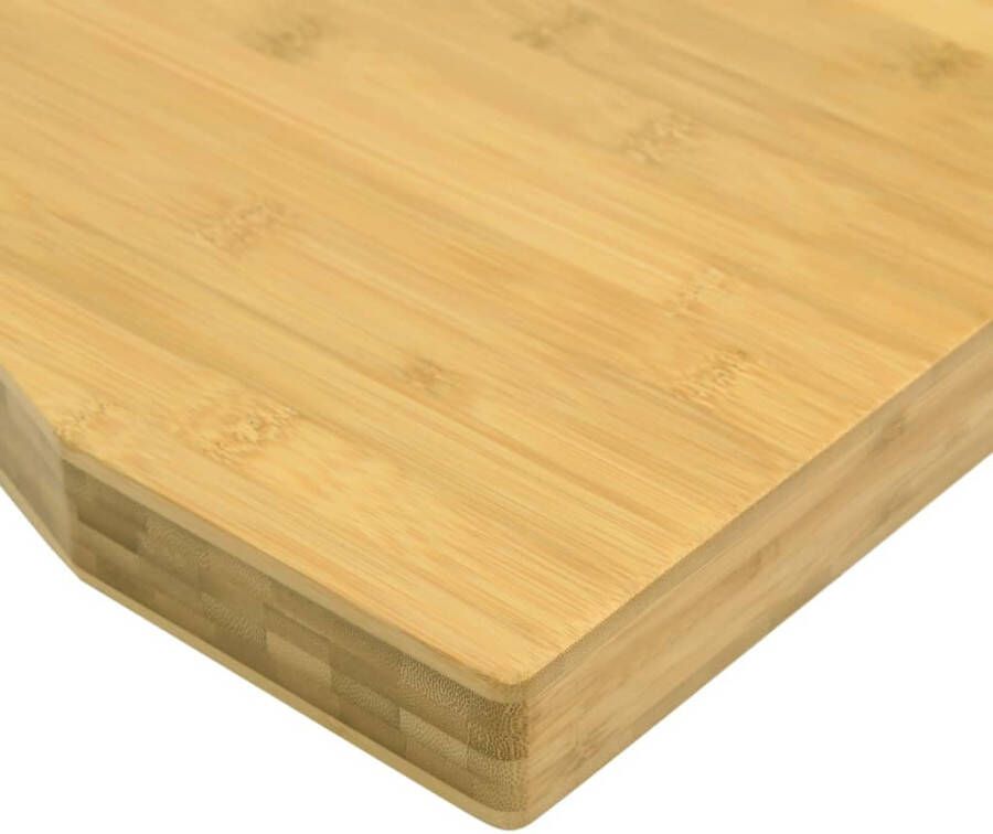 VIDAXL Bureaublad 80x40x4 cm bamboe