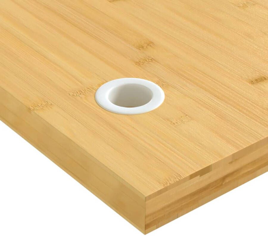 VIDAXL Bureaublad 80x40x4 cm bamboe