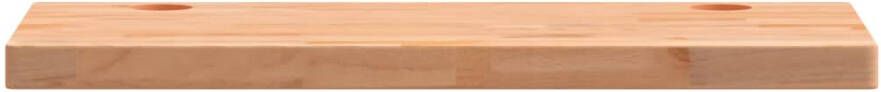 VIDAXL Bureaublad 80x40x4 cm massief beukenhout - Foto 3
