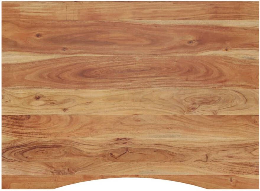 VIDAXL Bureaublad rechthoekig 100x80x2 5 cm massief acaciahout