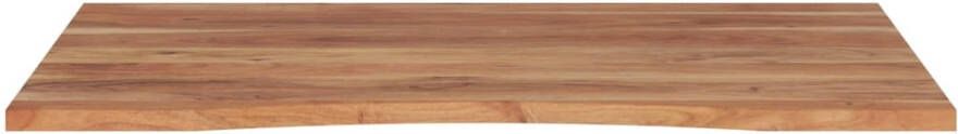 VIDAXL Bureaublad rechthoekig 100x80x2 5 cm massief acaciahout - Foto 3