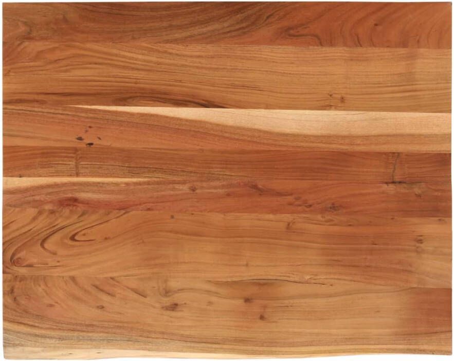 VIDAXL Bureaublad rechthoekig natuurlijke rand 90x80x2 5 cm acaciahout
