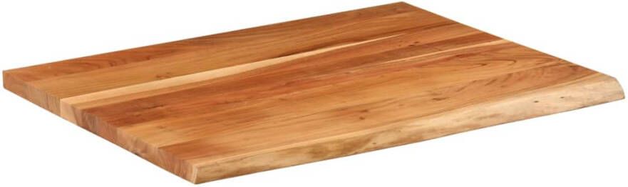 VIDAXL Bureaublad rechthoekig natuurlijke rand 90x80x2 5 cm acaciahout - Foto 2