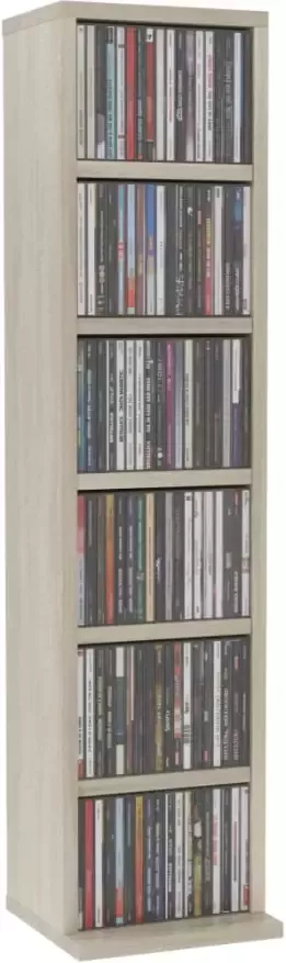 VidaXL Cd-kast 21x20x88 cm bewerkt hout sonoma eikenkleurig