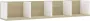 VIDAXL Cd-wandschap 100x18x18 cm spaanplaat wit en sonoma eikenkleurig - Thumbnail 2