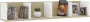 VIDAXL Cd-wandschap 100x18x18 cm spaanplaat wit en sonoma eikenkleurig - Thumbnail 3