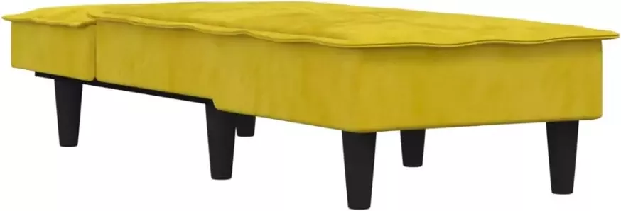 VidaXL -Chaise-longue-fluweel-geel - Foto 10