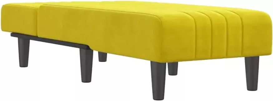 VidaXL -Chaise-longue-fluweel-geel - Foto 5