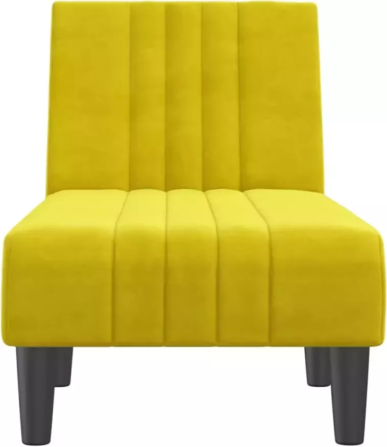 VidaXL -Chaise-longue-fluweel-geel - Foto 4