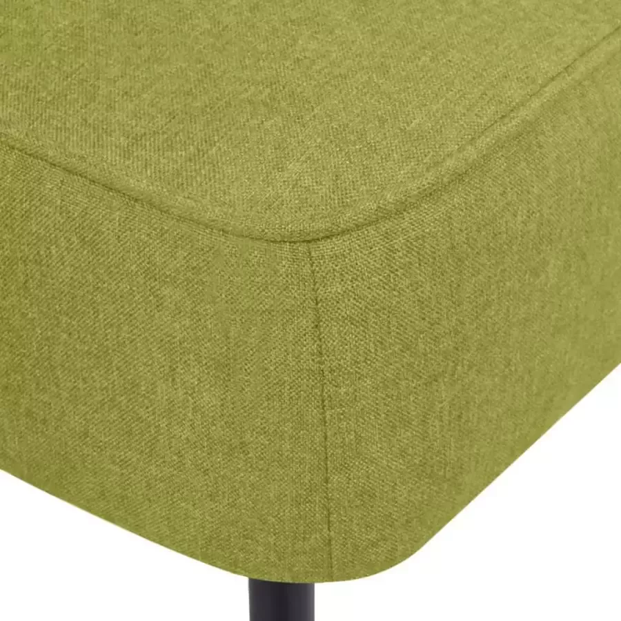 VIDAXL Cocktailstoel stof groen - Foto 1