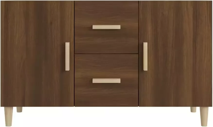 VIDAXL Dressoir 100x36x60 cm bewerkt hout bruin eikenkleur
