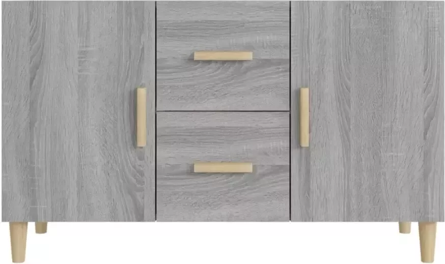 VidaXL -Dressoir-100x36x60-cm-bewerkt-hout-grijs-sonoma-eikenkleurig - Foto 4