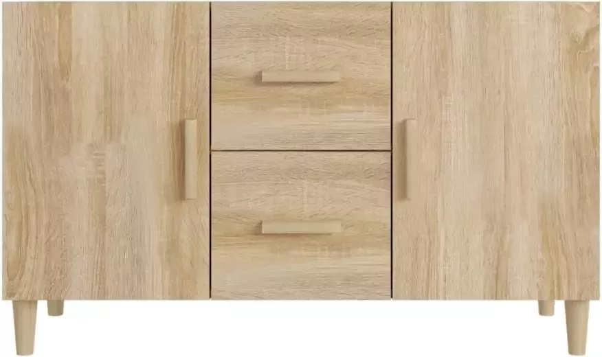 VidaXL -Dressoir-100x36x60-cm-bewerkt-hout-sonoma-eikenkleurig - Foto 4