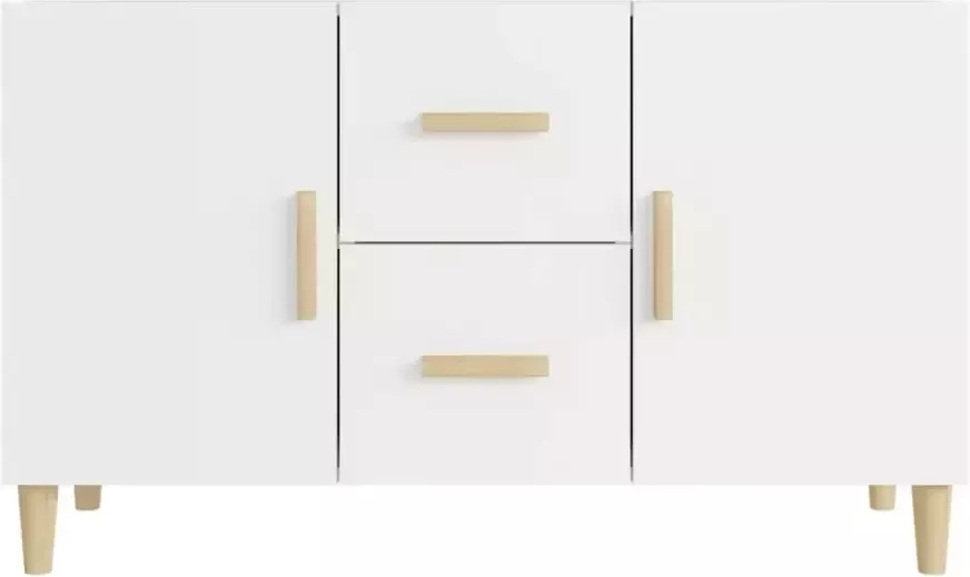 VidaXL -Dressoir-100x36x60-cm-bewerkt-hout-wit - Foto 4