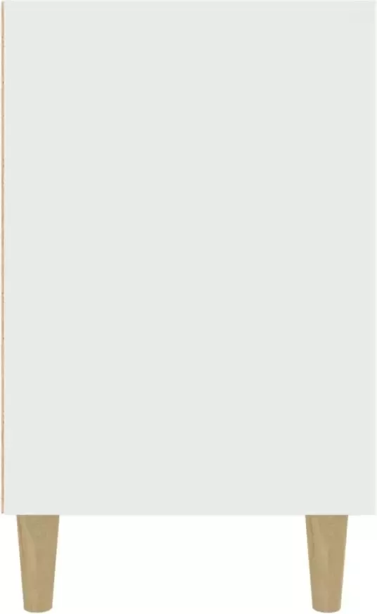 VidaXL -Dressoir-100x36x60-cm-bewerkt-hout-wit - Foto 3