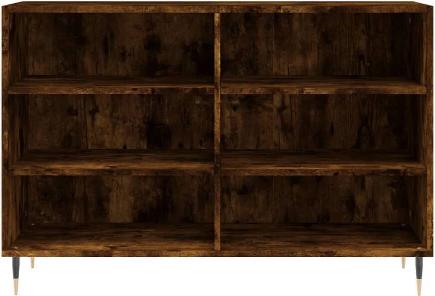 VidaXL -Dressoir-103 5x35x70-cm-bewerkt-hout-gerookt-eikenkleurig - Foto 6