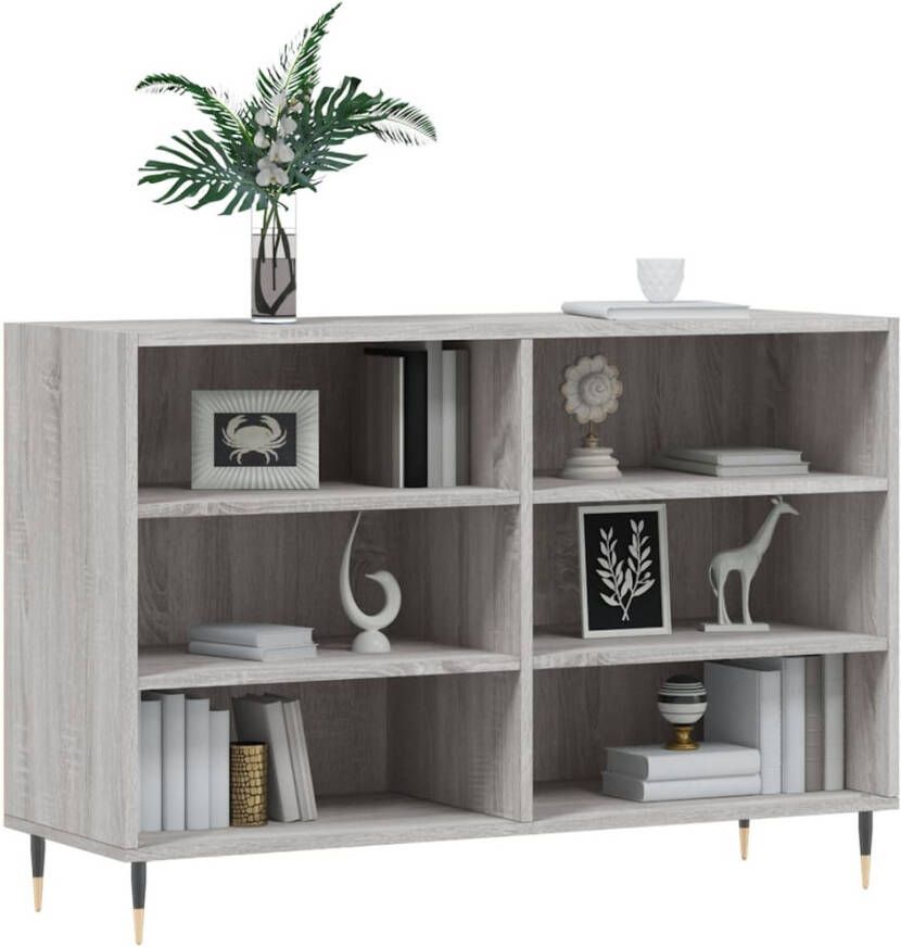 VidaXL -Dressoir-103 5x35x70-cm-bewerkt-hout-grijs-sonoma-eikenkleurig - Foto 3