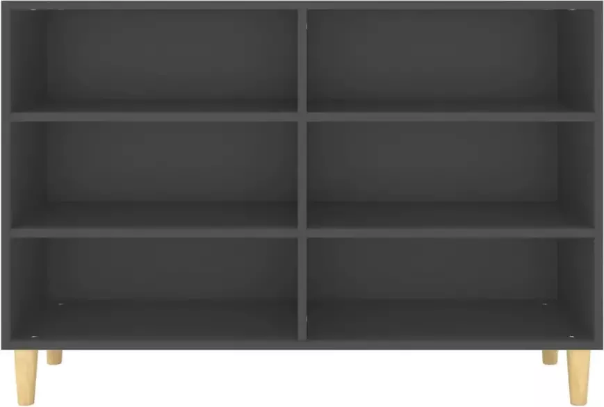 VidaXL Dressoir 103 5x35x70 cm bewerkt hout grijs - Foto 4