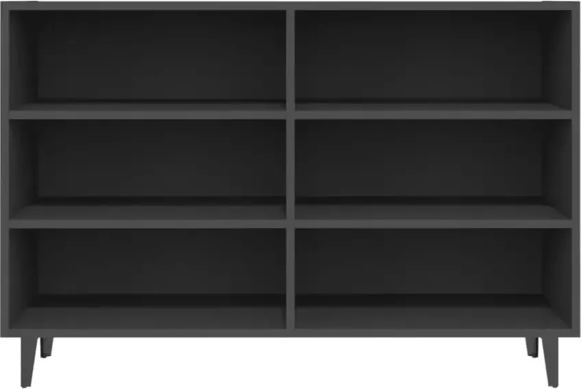 VidaXL Dressoir 103 5x35x70 cm bewerkt hout grijs - Foto 4