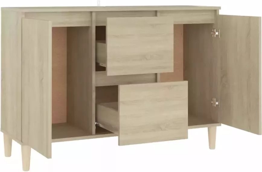 VidaXL Dressoir 103 5x35x70 cm bewerkt hout sonoma eikenkleurig - Foto 4