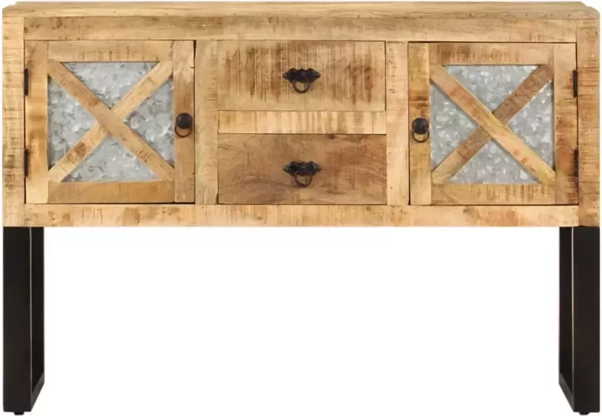 VidaXL -Dressoir-110x30x74-cm-ruw-mangohout - Foto 5