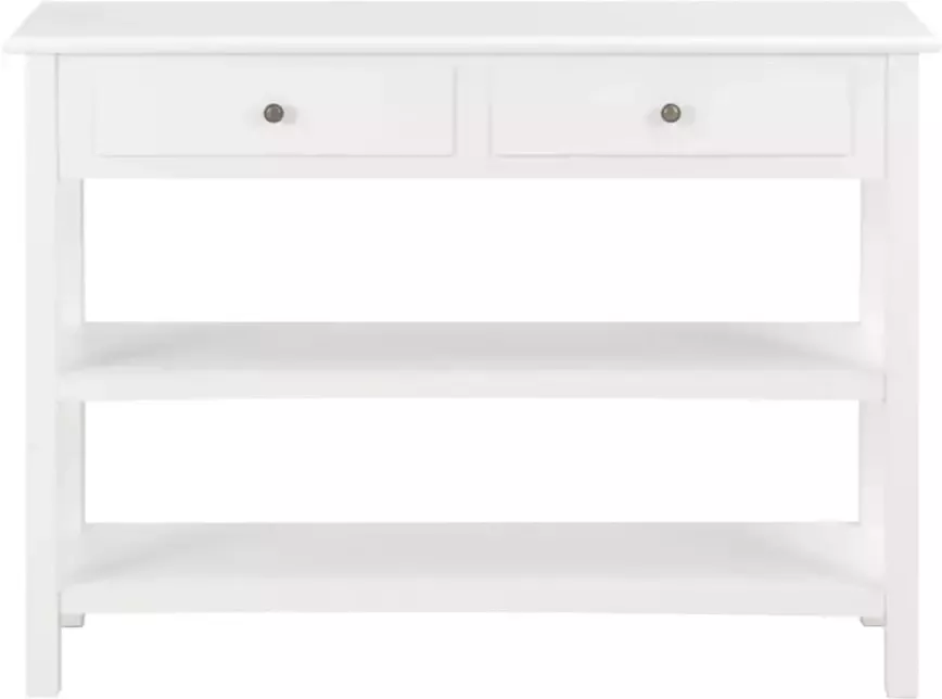 VidaXL -Dressoir-110x35x80-cm-MDF-wit - Foto 3