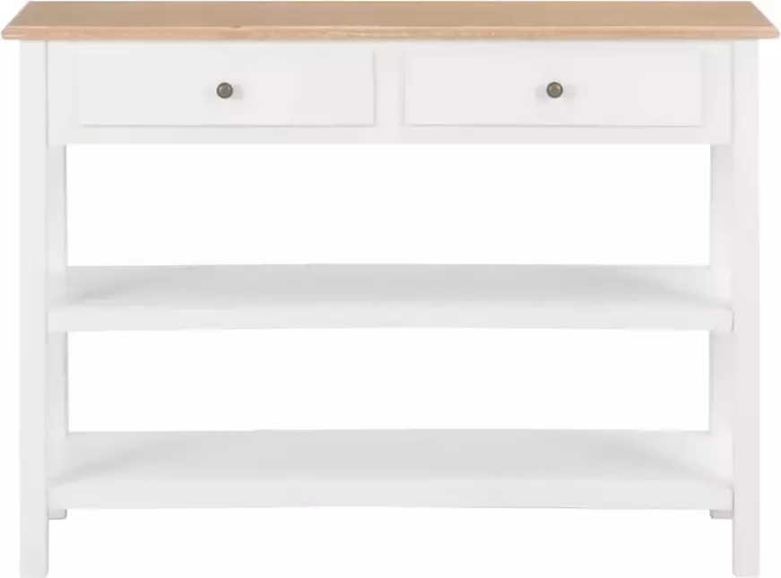 VidaXL -Dressoir-110x35x80-cm-MDF-wit - Foto 3