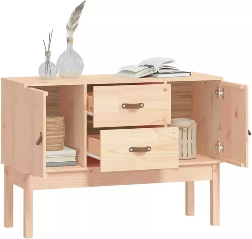 VidaXL -Dressoir-110x40x78-cm-massief-grenenhout