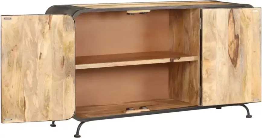 VidaXL -Dressoir-140x40x80-cm-massief-mangohout - Foto 4