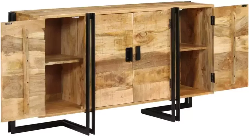 VidaXL -Dressoir-150x40x80-cm-massief-mangohout - Foto 3