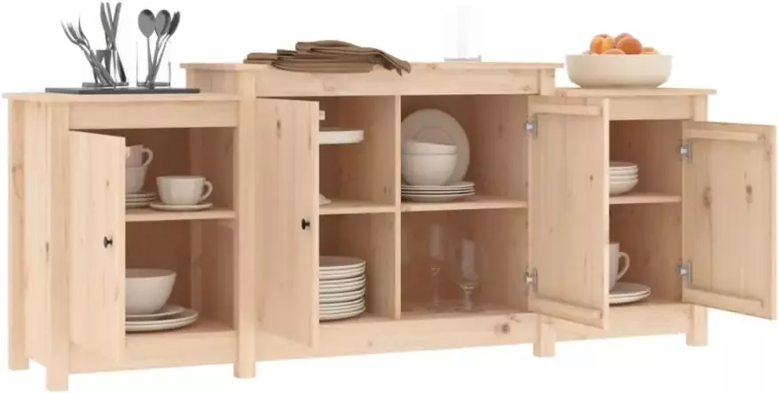 VidaXL -Dressoir-164x37x68-cm-massief-grenenhout - Foto 2