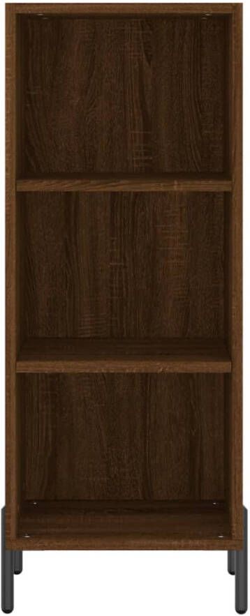 VidaXL -Dressoir-34 5x32 5x90-cm-bewerkt-hout-bruineikenkleurig - Foto 5