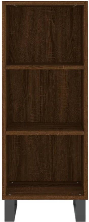 VidaXL -Dressoir-34 5x32 5x90-cm-bewerkt-hout-bruineikenkleurig - Foto 6