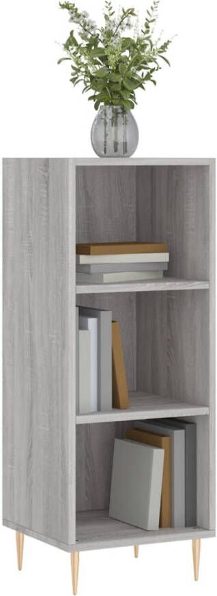VidaXL -Dressoir-34 5x32 5x90-cm-bewerkt-hout-grijs-sonoma-eikenkleurig - Foto 7