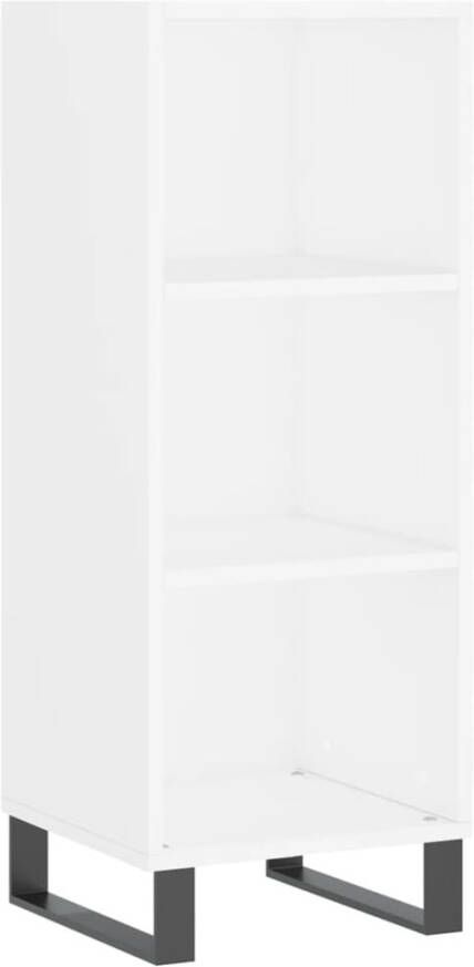 VidaXL -Dressoir-34 5x32 5x90-cm-bewerkt-hout-wit - Foto 8