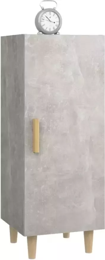 VidaXL -Dressoir-34 5x34x90-cm-bewerkt-hout-betongrijs - Foto 5