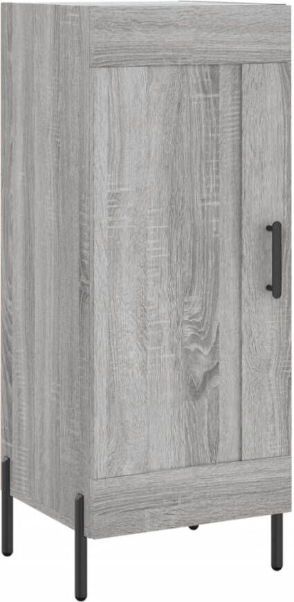 Prolenta Premium INFIORI Dressoir 34 5x34x90 cm bewerkt hout grijs sonoma eikenkleurig - Foto 10