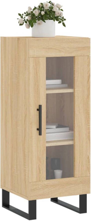 Prolenta Premium INFIORI Dressoir 34 5x34x90 cm bewerkt hout sonoma eiken - Foto 8