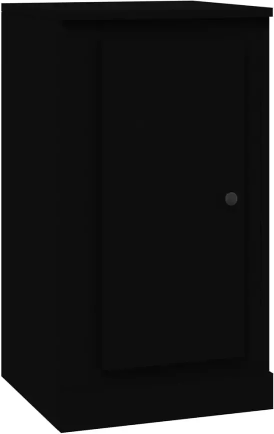 VidaXL -Dressoir-37 5x35 5x67 5-cm-bewerkt-hout-zwart - Foto 5
